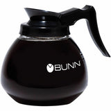 BUNN 64 oz. Black Handle Glass Decanter (BUN424000101) Each