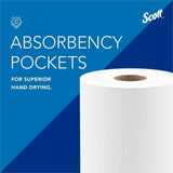 Scott Kitchen Paper Towels with Fast-Drying Absorbency Pockets, 1 Ply, 11" x 8.78" Length, 128 Sheets/Roll (KCC41482RL) Each