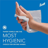 Scott Kitchen Paper Towels with Fast-Drying Absorbency Pockets, 1 Ply, 11" x 8.78" Length, 128 Sheets/Roll (KCC41482RL) Each