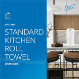 Scott Kitchen Paper Towels with Fast-Drying Absorbency Pockets, 1 Ply, 11" x 8.78" Length, 128 Sheets/Roll (KCC41482RL) Each