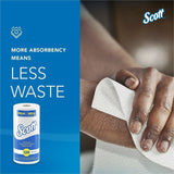 Scott Kitchen Paper Towels with Fast-Drying Absorbency Pockets, 1 Ply, 11" x 8.78" Length, 128 Sheets/Roll (KCC41482RL) Each