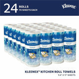 Kleenex Premier Kitchen Paper Towels, 1 Ply, 10.40" x 11", 70 Sheets/Roll, White, Paper, 1 Roll (KCC13964) Each
