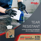 Wypall PowerClean X70 Medium Duty Cloths, Pop-Up Box, 8.34" x 16.80", 100/Box (KCC41455BX) Box of 100