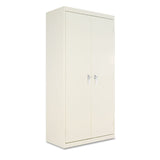 Alera® Assembled 72" High Heavy-Duty Welded Storage Cabinet, Four Adjustable Shelves, 36w x 18d, Putty (ALECM7218PY) Each