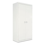 Alera® Assembled 72" High Heavy-Duty Welded Storage Cabinet, Four Adjustable Shelves, 36w x 18d, Light Gray (ALECM7218LG) Each