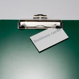 Officemate Low-profile Clip Plastic Clipboard, 8 1/2" x 11" Sheet Size, Plastic, Green (OIC83063) Each