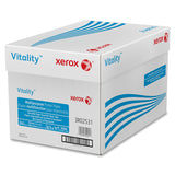 Xerox Vitality Multipurpose Printer Paper, White, 92 Brightness, Letter, 8 1/2" x 11", 24 lb Basis Weight, 5000/Carton (XER3R02531) Case of 5000