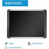 MasterVision MVI SoftTouch Deluxe Bulletin Board, 48" x 96" (BVCMVI210301) Each
