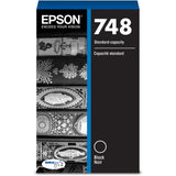 Epson DURABrite Pro 748 Original Standard Yield Inkjet Ink Cartridge, Black, 2500 Pages (EPST748120) Each