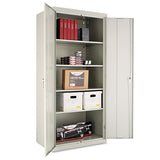 Alera® Assembled 78" High Heavy-Duty Welded Storage Cabinet, Four Adjustable Shelves, 36w x 24d, Light Gray (ALECM7824LG) Each