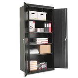 Alera® Assembled 78" High Heavy-Duty Welded Storage Cabinet, Four Adjustable Shelves, 36w x 24d, Black (ALECM7824BK) Each