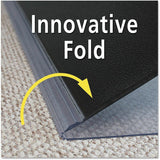 ES ROBBINS Sit-or-Stand Dual-purpose Mat, 53" x 45", Rectangular, Clear, Black (ESR184603) Each