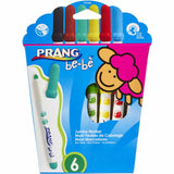 Prang be-be Jumbo Markers, Washable, Assorted Ink, 6/Set (DIX73106) Set of 6