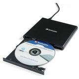 Verbatim External Slimline CD/DVD Writer, 8X DVD Write Speed/24X CD Write Speed (VER98938) Each