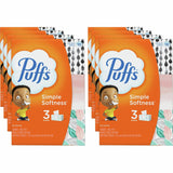 Puffs Basic Facial Tissues, 2 Ply, AssortedBox, 180/Box, 8/Carton (PGC87615CT) Case of 8