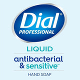 Dial Professional Sensitive Skin Antibacterial Liquid Hand Soap Refill, 1 gal (DIA82838EA) Each