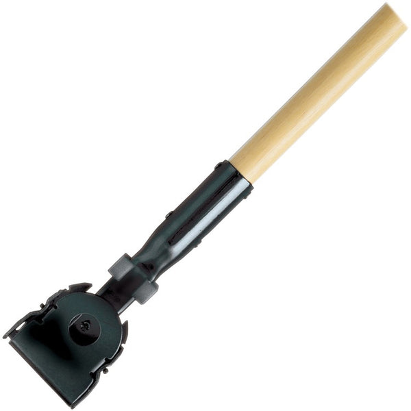 Rubbermaid Commercial Dust Mop Handle, Snap on, 60" Long, 12/CT, Hardwood