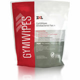 2XL GymWipes Antibacterial Towelettes Bucket Refill, 6" x 8" Length, White, 700/Bag (TXLL101EA) Each