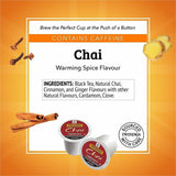Twinings of London Chai Flavoured Black Tea K-Cup, 24/Box (TWG09954) Box of 24