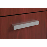 HON Contemporary Pull Set of 2, 4.75" x 0.75" x 0.69", Metal, Silver, 2/Pack (BSXBLPCONTEMP) Pack of 2