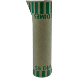 Pap-R Products Preformed Tubular Coin Wrappers, Dimes, $5, 1000 Wrappers/Box (PQP23010) Box of 1000