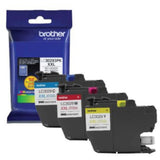 Brother LC30293PK INKvestment Super High-Yield Ink, 1,500 Page-Yield, Cyan/Magenta/Yellow (BRTLC30293PK) Pack of 3
