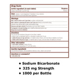 Major® Antacid 325 mg Strength Tablet 1000 per Bottle (981044_BT) 1/BT