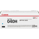 Canon Original High Yield Laser Toner Cartridge, Cyan, 10000 Pages (CNMCRTDG040HC) Each