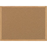 Bi-office Oak Frame Cork Bulletin Board, 36" Board Height x 48" Board Width (BVCSF152001239) Each