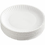 Gold Label 9" Dinnerware Paper Plates, 9", White, 100/Pack (AJMCP9GOEWHPK) Pack of 100
