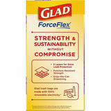 Glad ForceFlex Tall Kitchen Drawstring Trash Bags, Gain Lavender with Febreze Freshness, 13 gal Capacity, 0.78 mil, 80/Box (CLO78902BX) 1 Box
