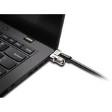 Kensington MicroSaver 2.0 Keyed Laptop Lock, 6 ft Steel Cable, Silver, 2 Keys (KMW65020) Each