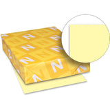 Exact Vellum Bristol Paper, Yellow, 92 Brightness, Letter, 8 1/2" x 11", 67 lb Basis Weight (WAU82331) 1 Pack