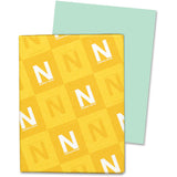 Exact Vellum Bristol Paper, 92 Brightness, Letter, 8 1/2" x 11", 67 lb Basis Weight, Green (WAU82351) 1 Pack