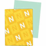 Exact Vellum Bristol Paper, 92 Brightness, Letter, 8 1/2" x 11", 67 lb Basis Weight, Green (WAU82351) 1 Pack