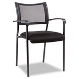 Alera® Alera Eikon Series Stacking Mesh Guest Chair, 20.86" x 24.01" x 33.07", Black Seat, Black Back, Black Base, 2/Carton (ALEEK43ME10B) Case of 2