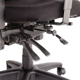 Alera® Alera Elusion Series Mesh Mid-Back Multifunction Chair, Supports Up to 275 lb, 17.7" to 21.4" Seat Height, Black (ALEEL42ME10B) Each