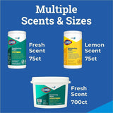 CloroxPro™ Disinfecting Wipes, Fresh Scent, 75/Tub, 6/Carton, 80 Carton/Pallet (CLO15949PL) 1 Pallet