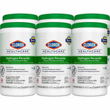 Clorox Healthcare Hydrogen Peroxide Cleaner Disinfectant Wipes, 9" x 6.75", 95/Tub, 6/Carton, 75/Pallet (CLO30824PL) 1 Pallet