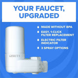 Brita Faucet Mount System with Elite Advanced Replacement Filter, 54/Bundle, 2/Pallet (CLO42201PL) 1 Pallet