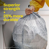 Glad ForceFlex MaxStrength X-Large Kitchen Drawstring Trash Bags, 20 gal, 30/Box, 6/Carton (CLO78913CT) Case of 180