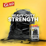 Glad Strong Large 30 Gallon Drawstring Trash Bags, 90/Box, 34/Bundle (CLO78952BD) 34 Cartons