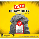 Glad ForceFlex Heavy-Duty 30 Gallon Large Drawstring Trash Bags, 50/Box, 3 Box/Carton, 52 Carton/Pallet (CLO78997PL) 156 Boxes