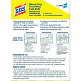 CloroxPro™ S.O.S Steel Wool Soap Pads, 4" x 5", Blue, 15/Box, 12/Carton, 40 Carton/Pallet (CLO88320PL) 1 Pallet