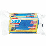 S.O.S All Surface Scrubber Sponge, 3/Pack, 8 Packs/Carton, 84 Cartons/Bundle (CLO91028BD) 672 Packs