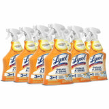 LYSOL® Brand Kitchen Pro Antibacterial Cleaner, Citrus Scent, 22 oz Spray Bottle, 9/Carton (RAC79556) Case of 9
