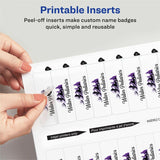 The Mighty Badge by Avery Reusable Magnetic Professional Name Badge Kits, 10/Pack (AVE71204) Pack of 10