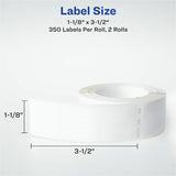 Avery Direct Thermal Roll Labels, 3 1/2" x 1 1/8", 350/Sheet, 2 Total Sheets, 700/Box (AVE04183) Box of 700