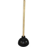 Impact® Industrial Professional Toilet Plunger, Black/Wood, 6/Case (IMP9200CT) Case of 6