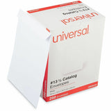 Universal Envelope, Catalog, #13 1/2, 24 lb, Gummed, White, Paper Stock, 250/Box (UNV45104) Box of 250
